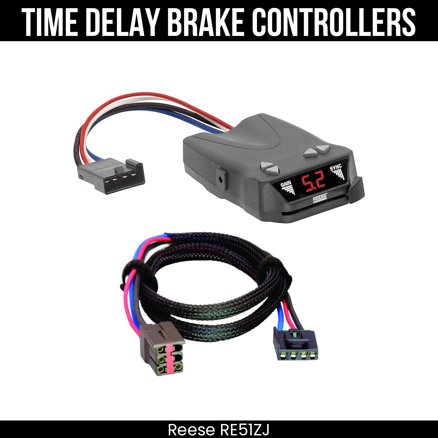Reese Brakeman IV Brake Control w Plug For 94-97 99-04 F-Series 97-99 F-250 LD