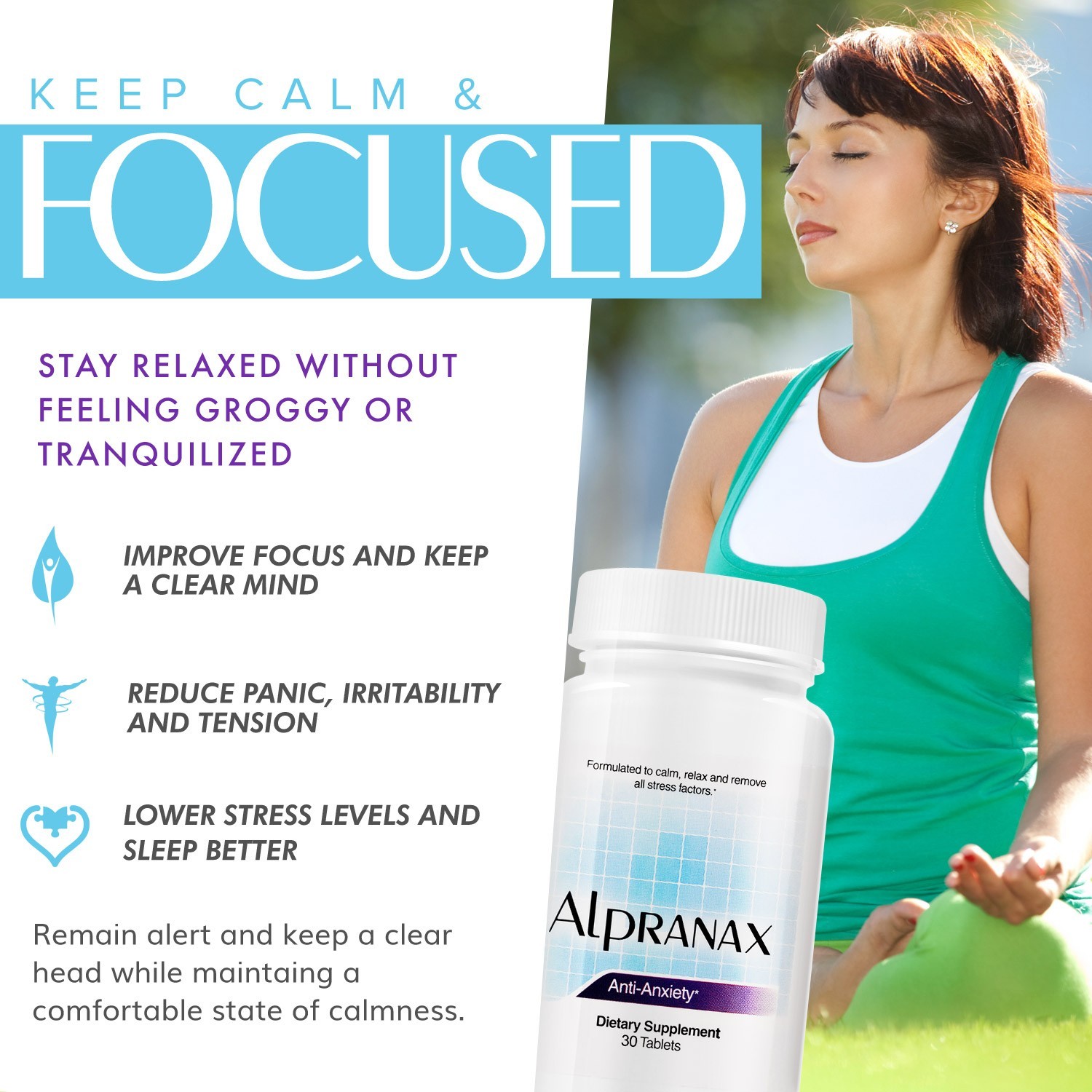 Alpranax - Herbal Stress Management, Tablets 30ct