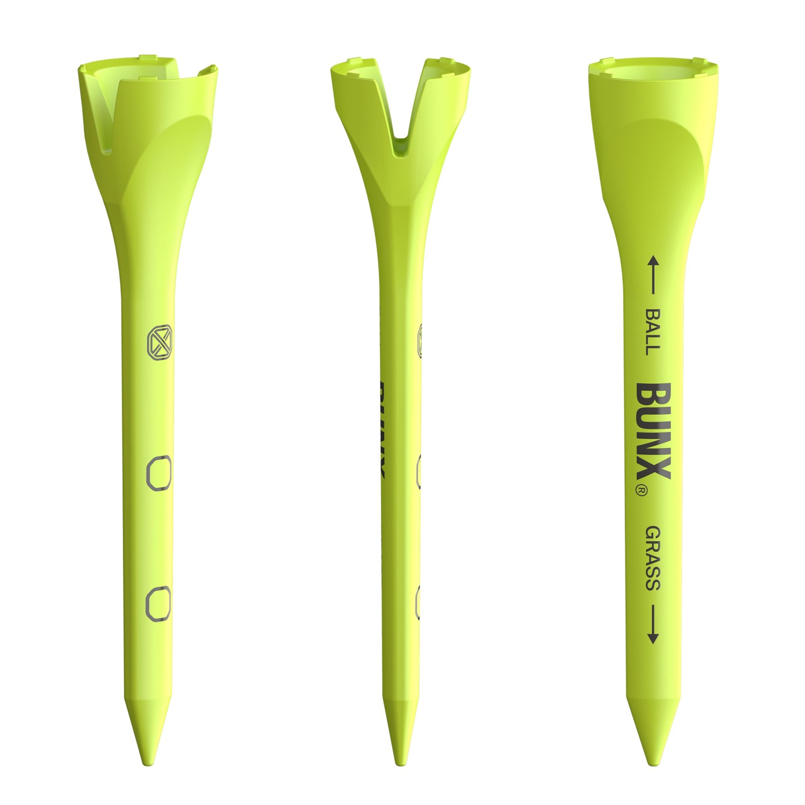 Golf Tees 2.75 Inch, Unbreakable Plastic Tees 3X Stronger Than Wood, Patent P...