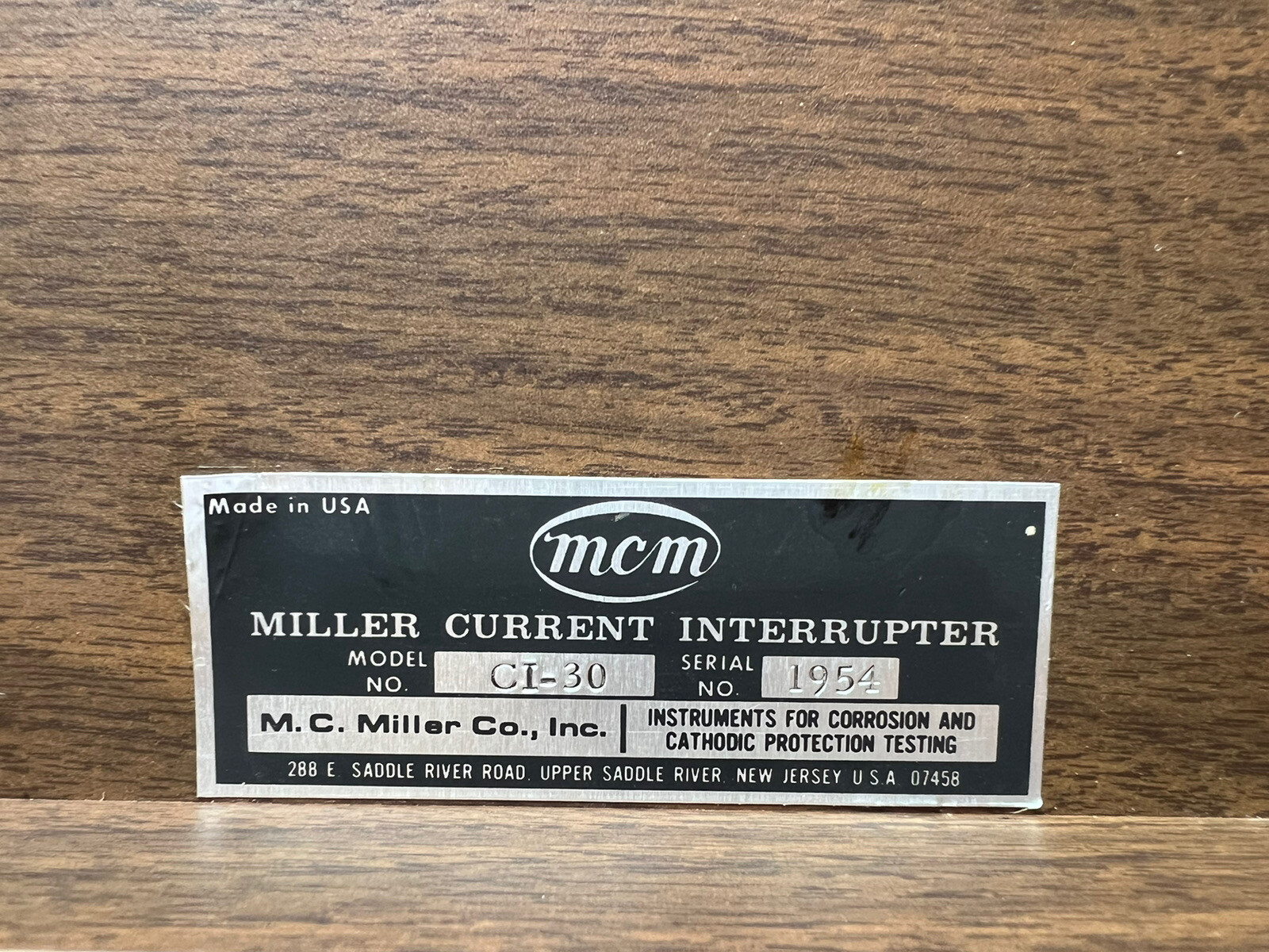 MCM M.C. Miller Co. Inc. Current Interrupter CI-30 AC/DC Electronic Timer