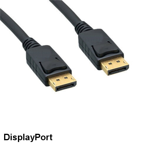 Kentek 25ft DisplayPort DP 1.2 Cable Male to Male Latch 20 Pin 28AWG Ultra HD 4K
