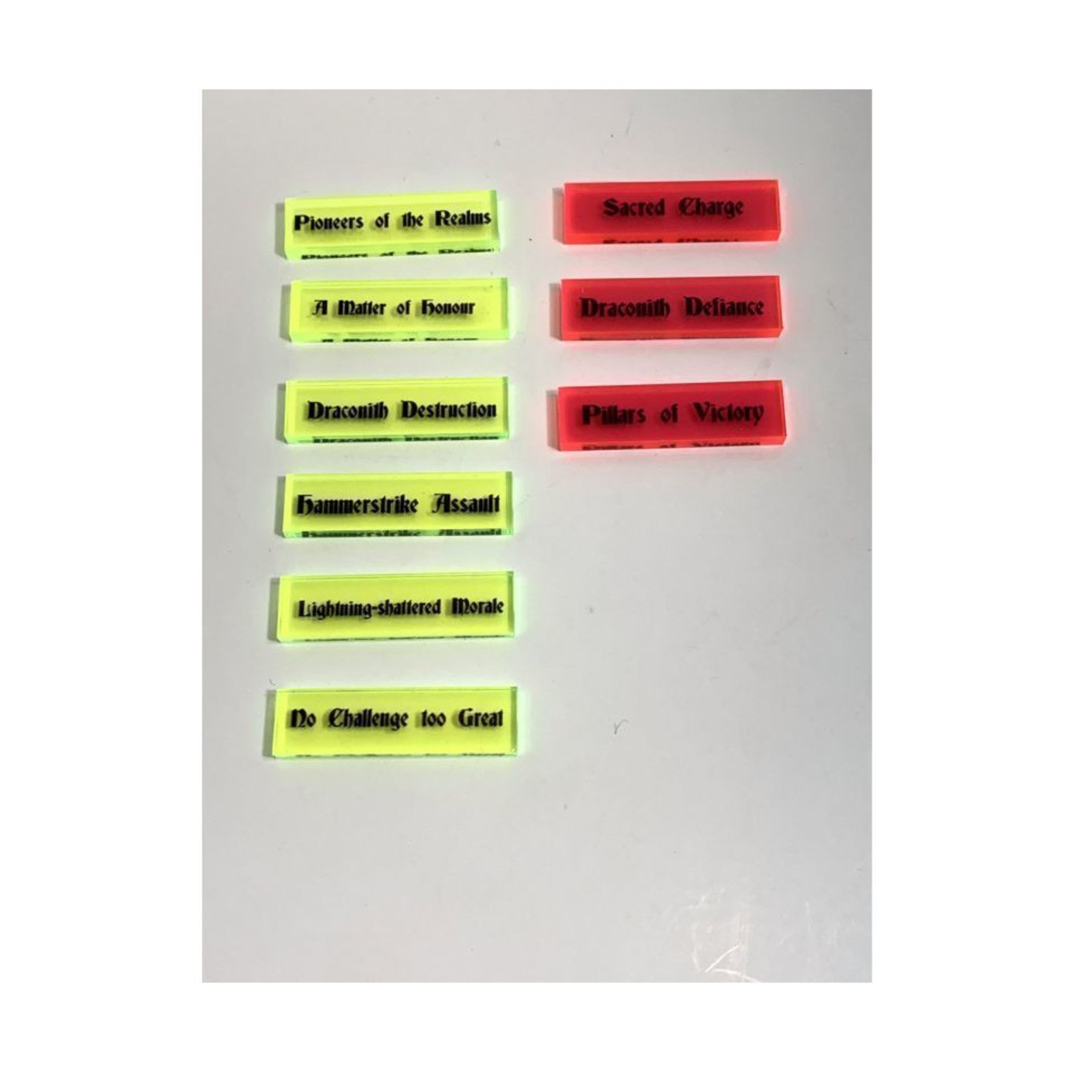 Bandua Warhammer Accessor  Battle Tactics and Grand Strategies Tokens - St New