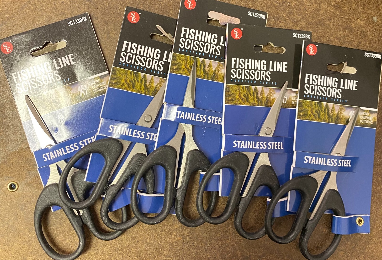 FIVE-NEW Sona Fishing Shears/Scissors Stainless Steel