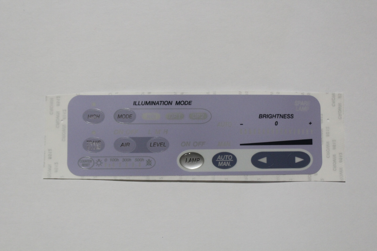 Olympus CLV-180 Replacement Keypad Decal