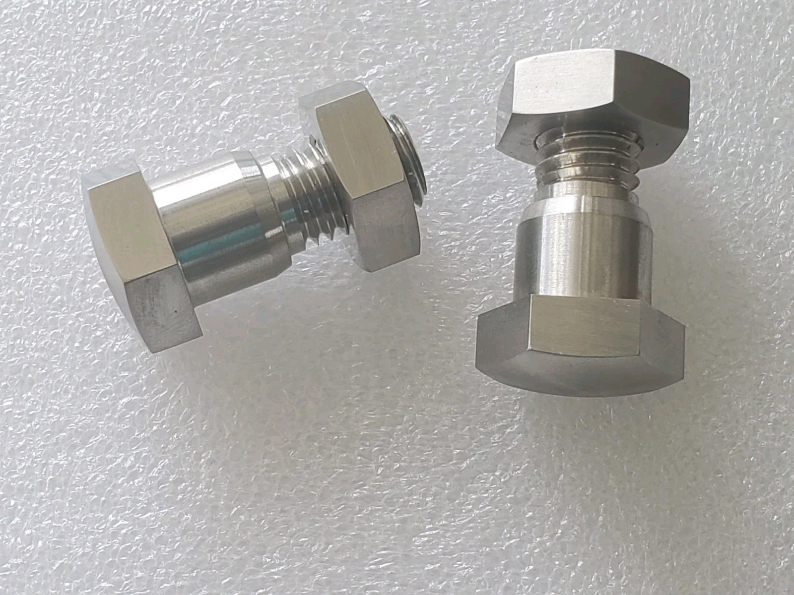 1 pr 1936-1953  MGTA, MGTB, MGTC, MG TD Headlamp Bar Bolts. (stainless steel)