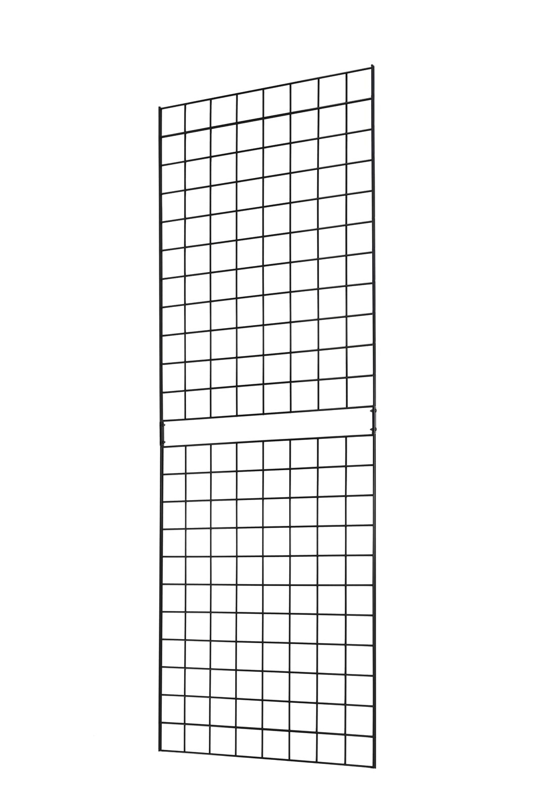 Gridwall Panel, 2'x6', Heavy Duty, Black, Commercial Grade, Wall Display, 1 P...