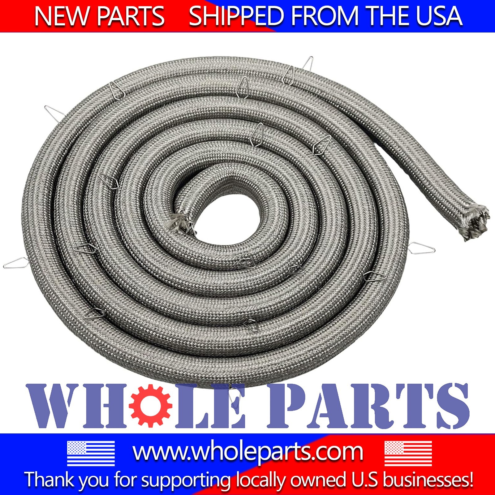 New 318053103 Range Oven Door Gasket for Frigidaire, Includes 18 Mounting Clips