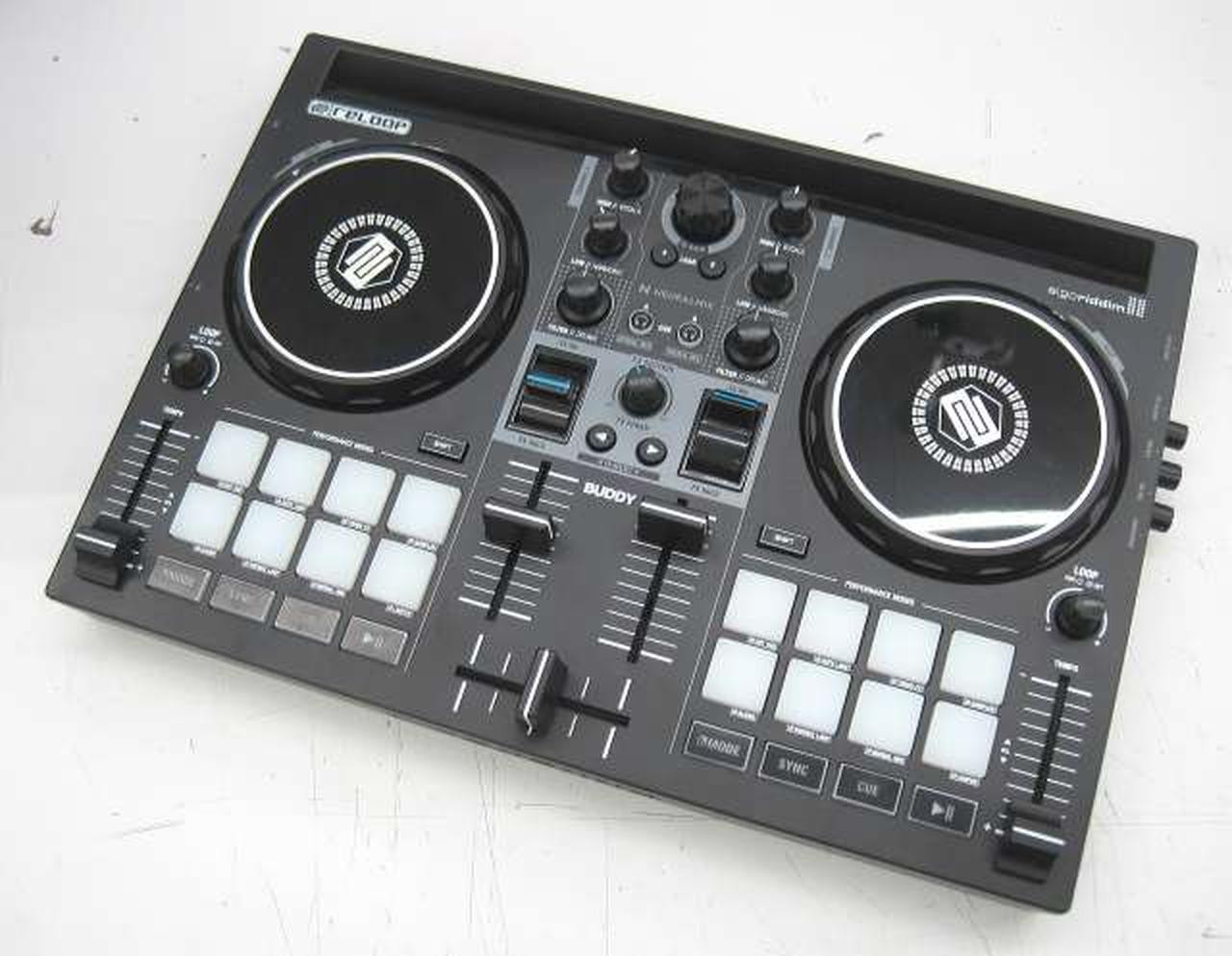 Reloop Buddy DJ Controller Compact 2-Deck DJAY Controller w/ Box Cable Used