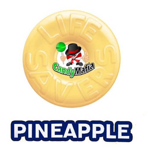 Pineapple Lifesavers PINEAPPLE- 8oz Hard Candy (Individually Wrapped) half pound