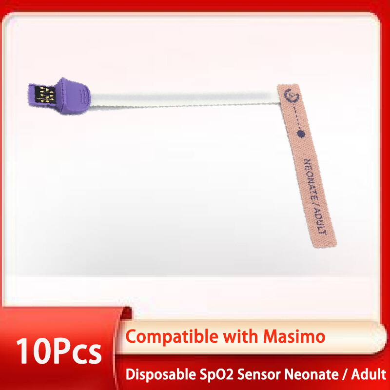 Compatible for Masimo4003 Disposable SPO2 Oxygen sensor tape Neonate/Adult 10Pcs