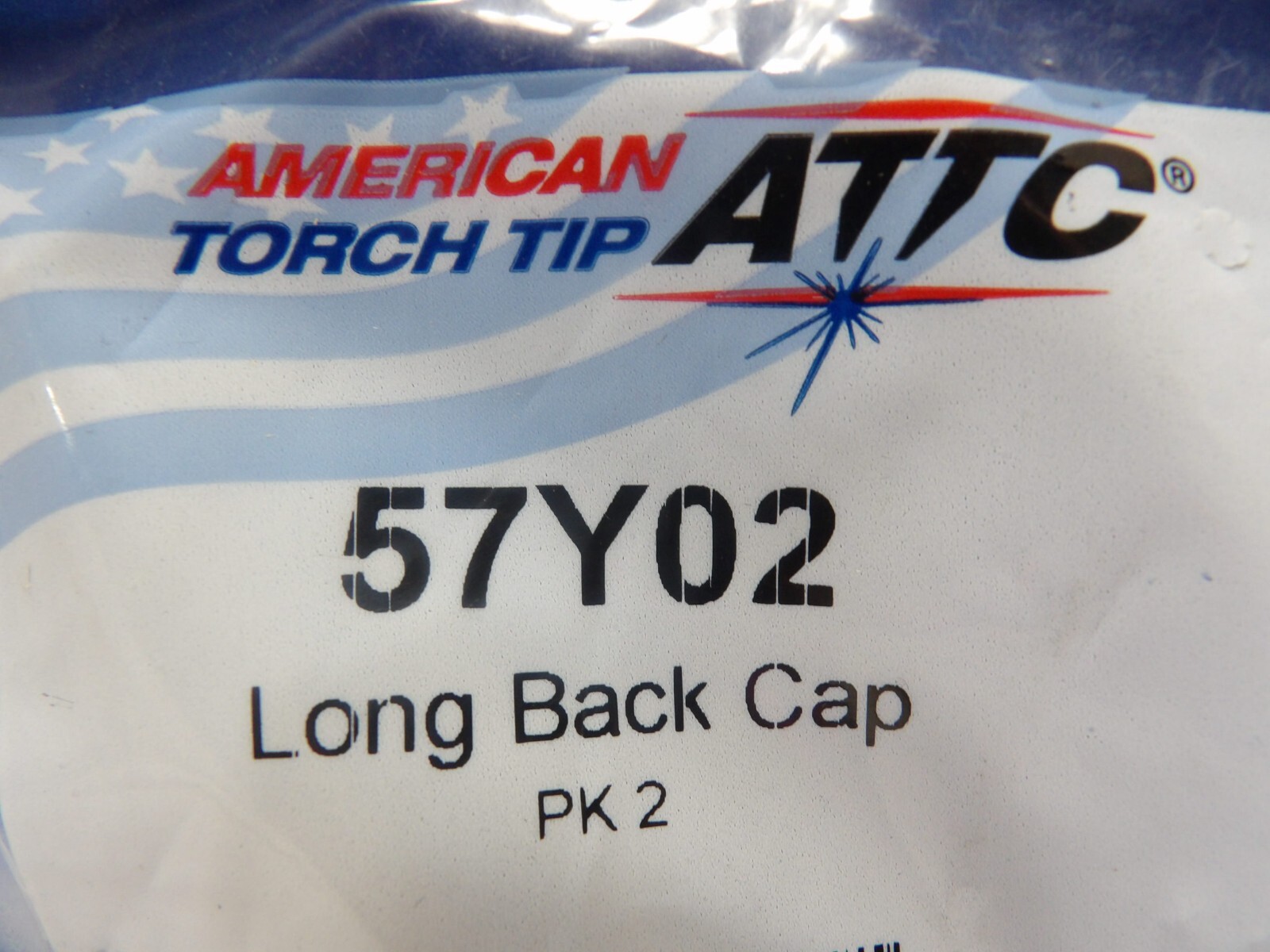 American Torch Tip Long Back Cap 57Y02 (Pack of 2)