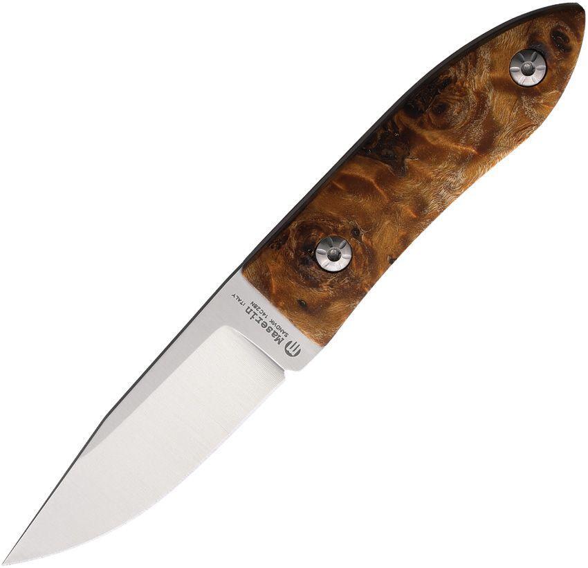 New Maserin AM22 Fixed Blade Brown 923 /RA