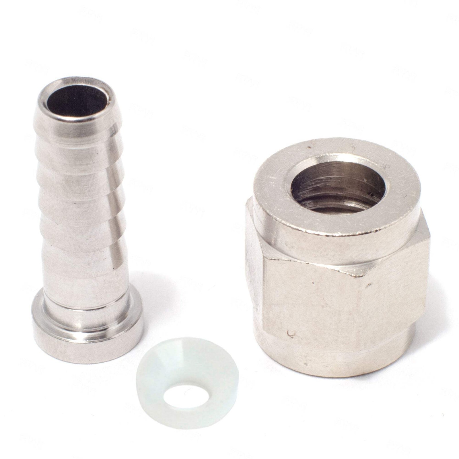 MFL Swivel Nut Host Barb Set 1/4" MFL + 1/4" Barb for 3/16" ID Beer Tubing