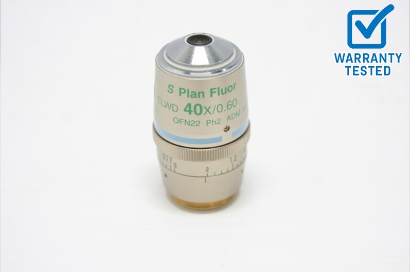 Nikon S Plan Fluor ELWD 40x/0.60 Ph2 Microscope Objective Unit 10