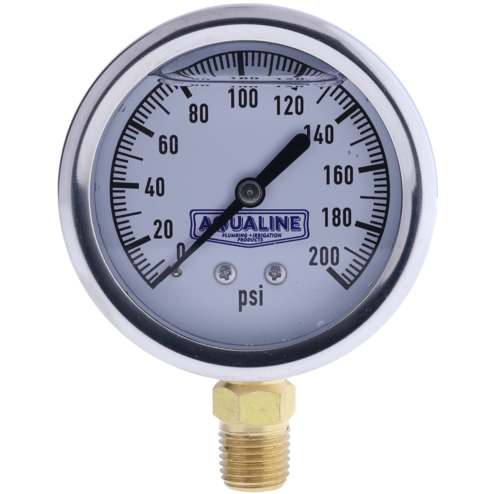Aqualine Liquid Filled Pressure Gauge