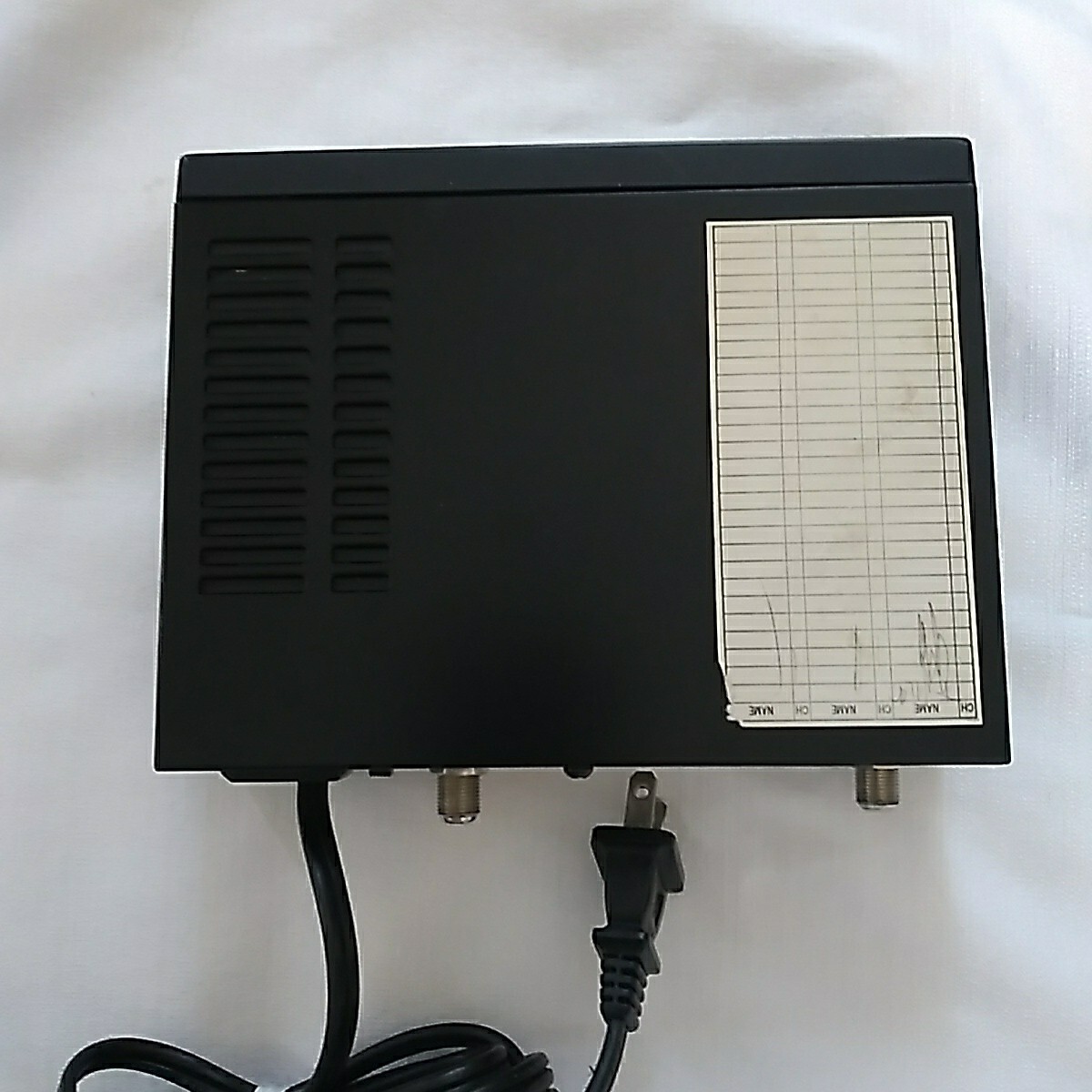Radio Shack 83 Channel Remote Control Cable Converter With Remote