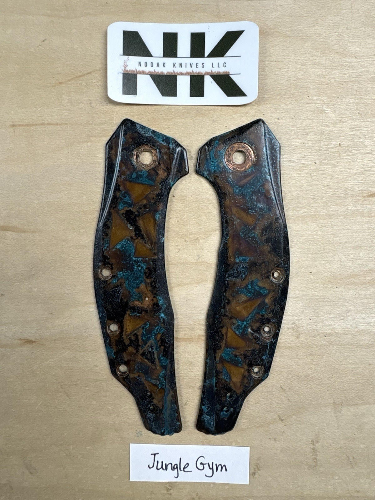 Nodak Custom “Jungle Gym” Shipwreck Copper Zero Tolerance ZT 0357 Scales