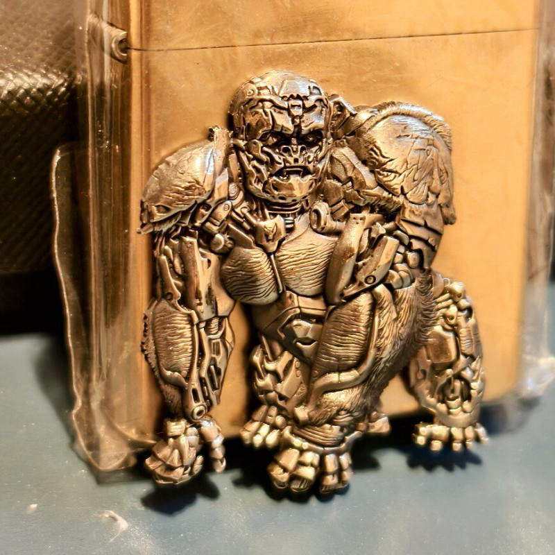 New Gorilla Brass Sticker DIY Kerosene Lighter Decoration 1 Piece