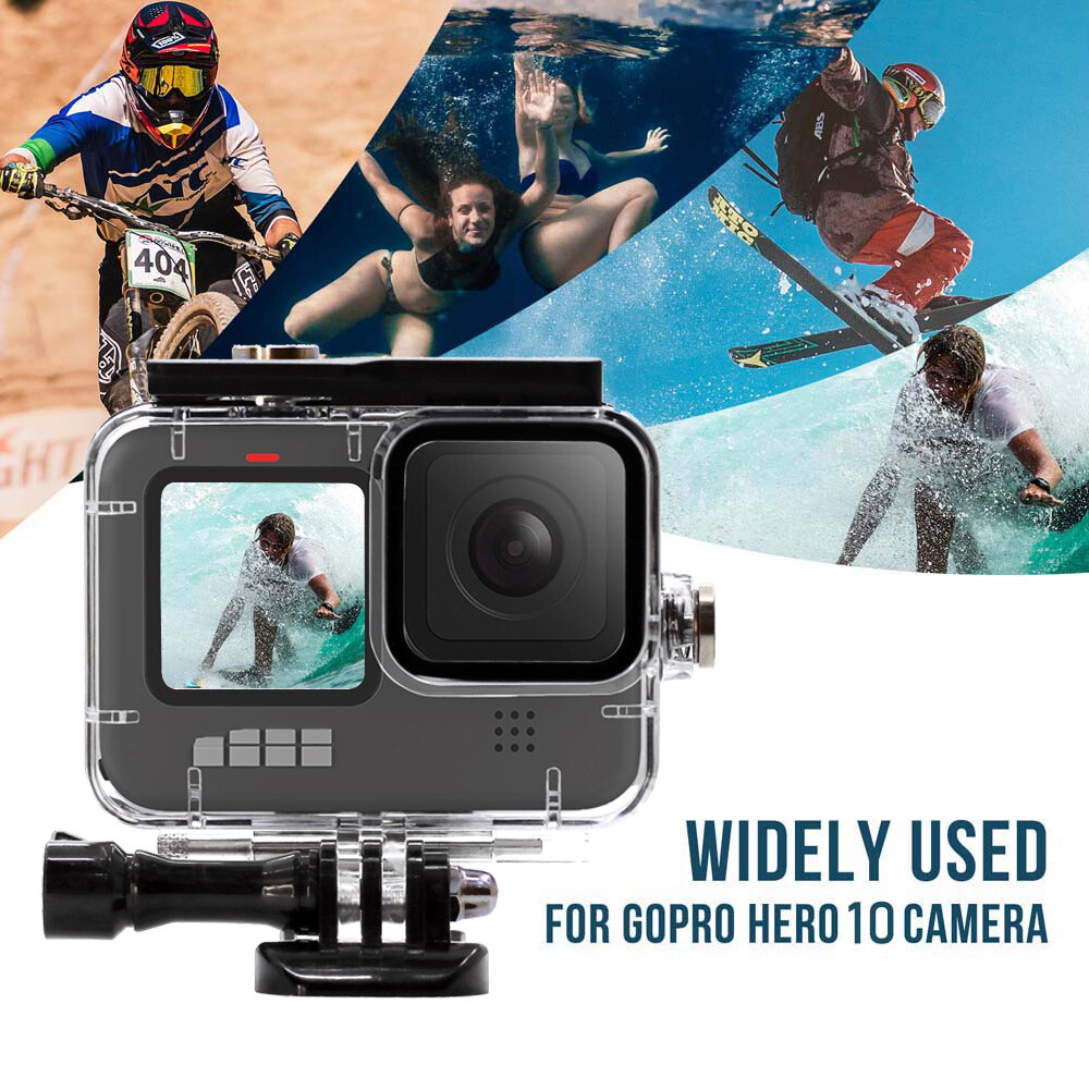 For GoPro HERO 13 12 11 10 Black Waterproof Diving Underwater Housing Case Cover