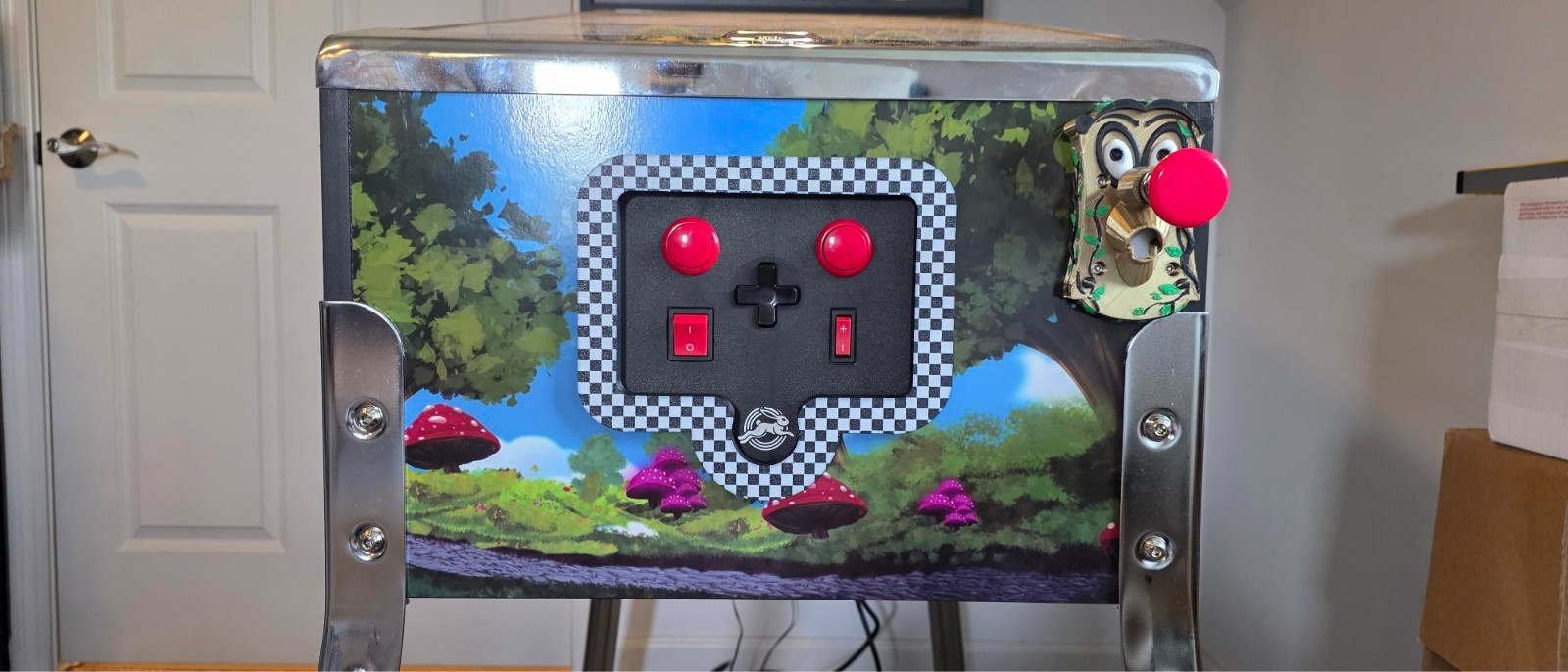 Themed - Control panel frames for the Alice in Wonderland pinball table