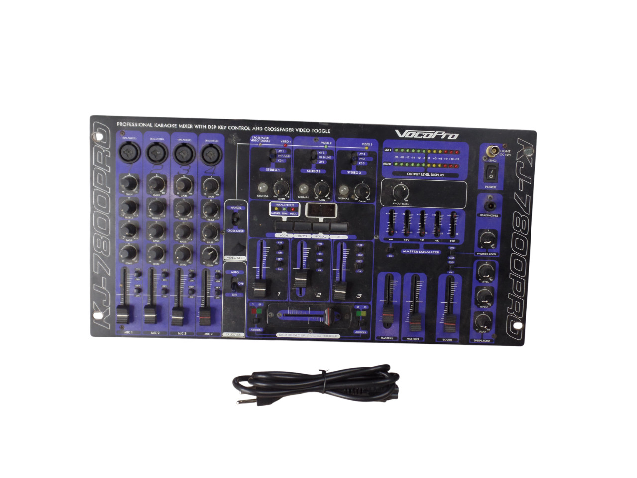 Vocopro KJ7800-PRO KJ / DJ / VJ Professional Mixer - Black - Free Shipping.