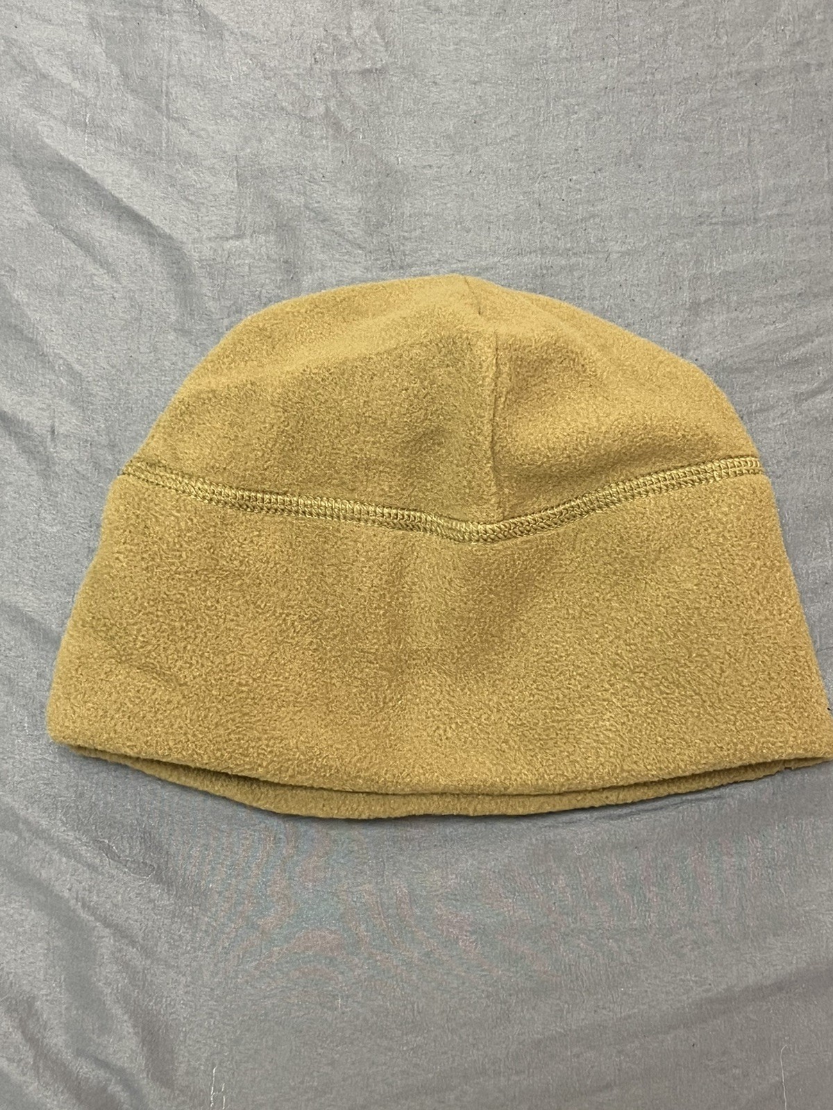 USMC Marine Corps MILITARY POLARTEC Fleece Watch Cap BEANIE HAT Tan