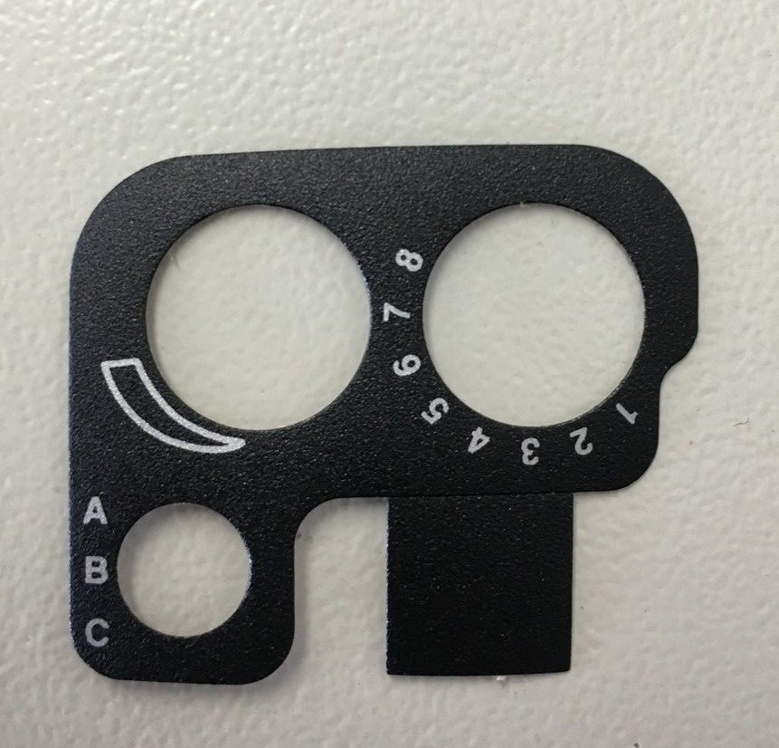 1305872U03 NEW Motorola Escutcheon Control Top 8 Postn MTX