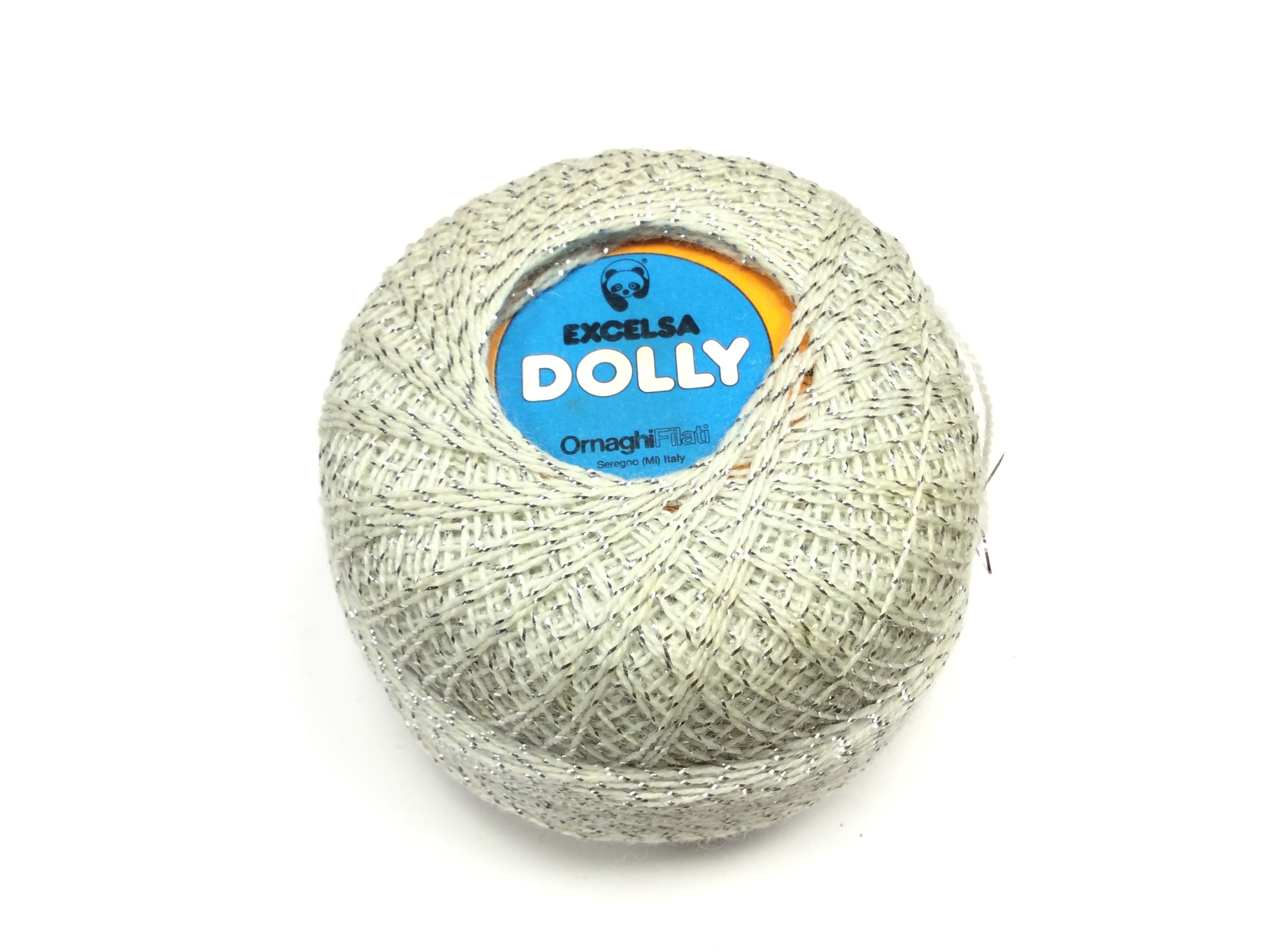 WHITE VIRGIN WOOL SILVER BLADES 50 GR EXCELSA DOLLY
