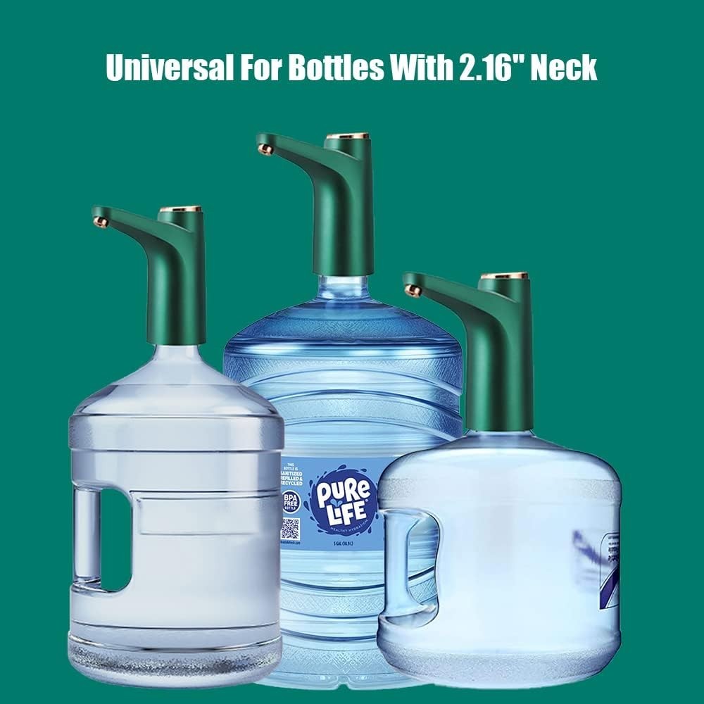 5 Gallon Water Bottle Dispenser Pump System USB Charging Automatic Drinking W...