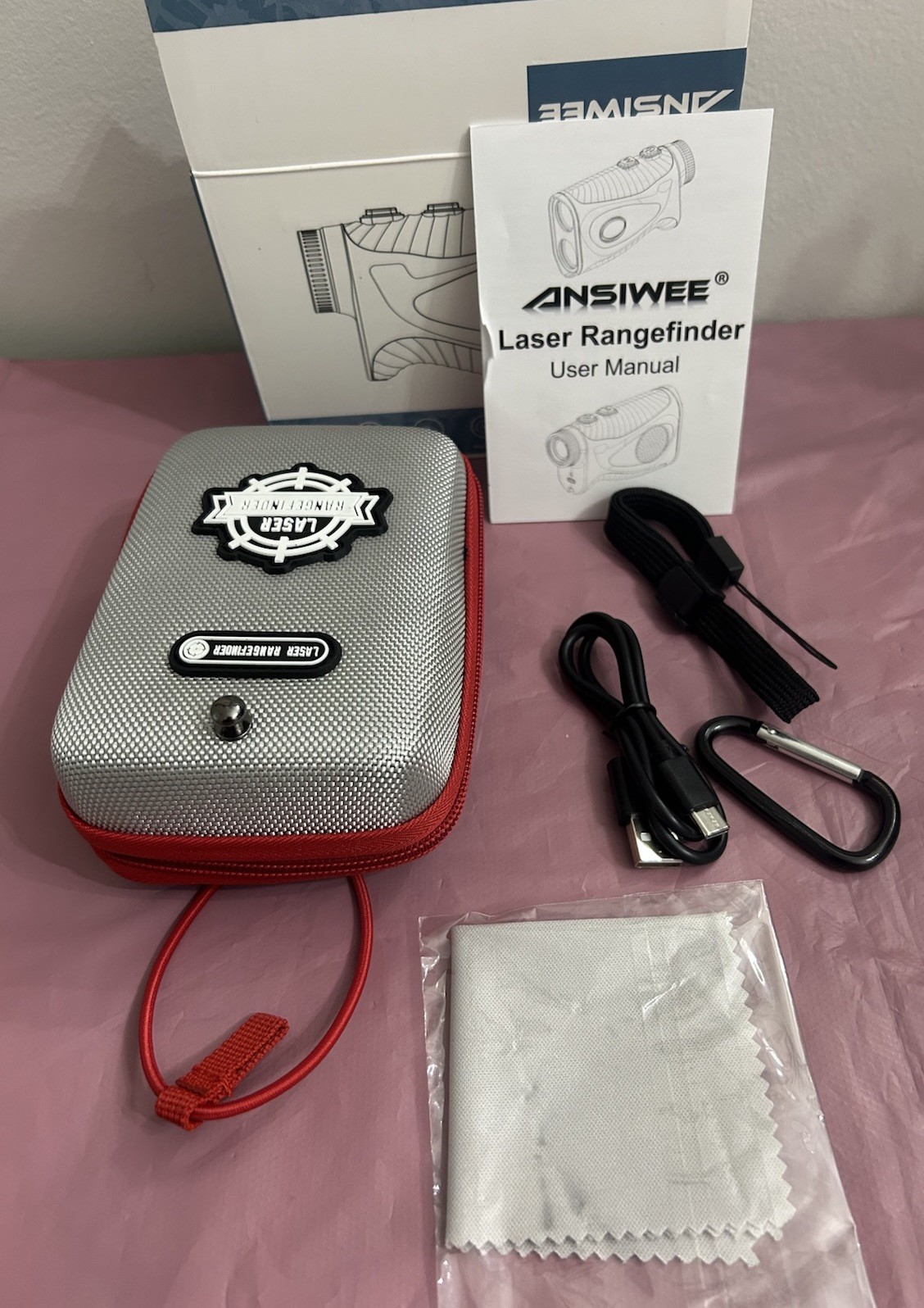 Original Fading Wave Mini Design: Precision Golf Rangefinder Laser Range Finder