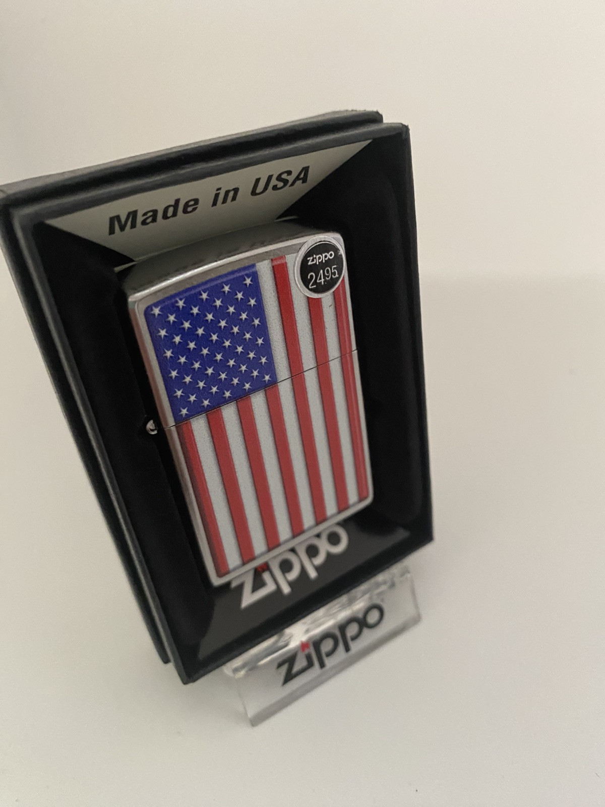 Zippo Patriotic On A 2022 Lighter