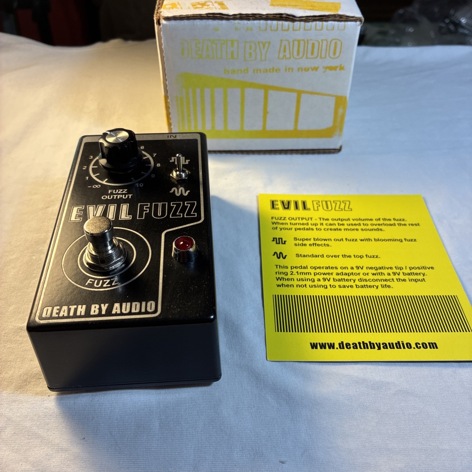 Death by Audio Evil Fuzz - Limited Edition LTD 2019 Guitar Effects Pedal