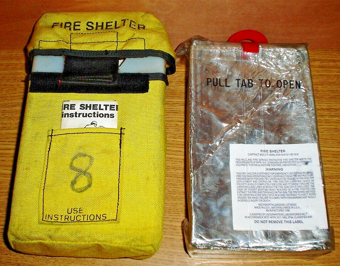 New FSS Fire Shelter w/ Belt Clips WildLand Emergency Protection Firefighter NOS