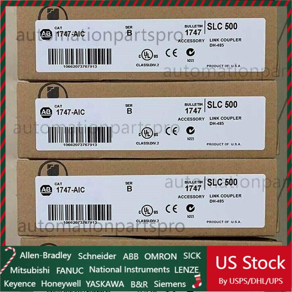 New Factory Sealed AB 1747-AIC SER B DH-485 Isolated Link Coupler Module 1747AIC