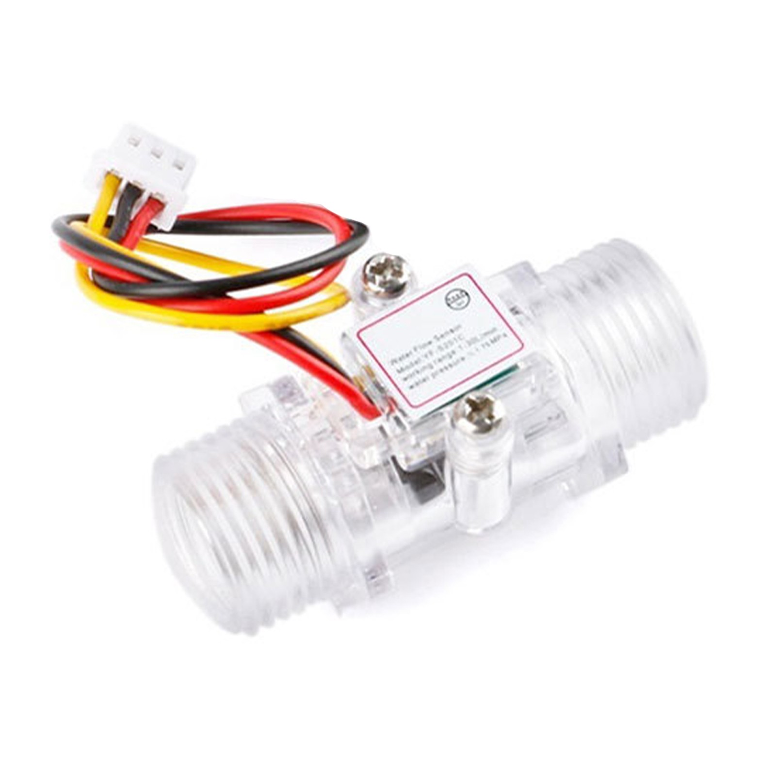 G1/2" Copper Water Flow Hall Sensor Switch Flow Meter Flowmeter Counter D
