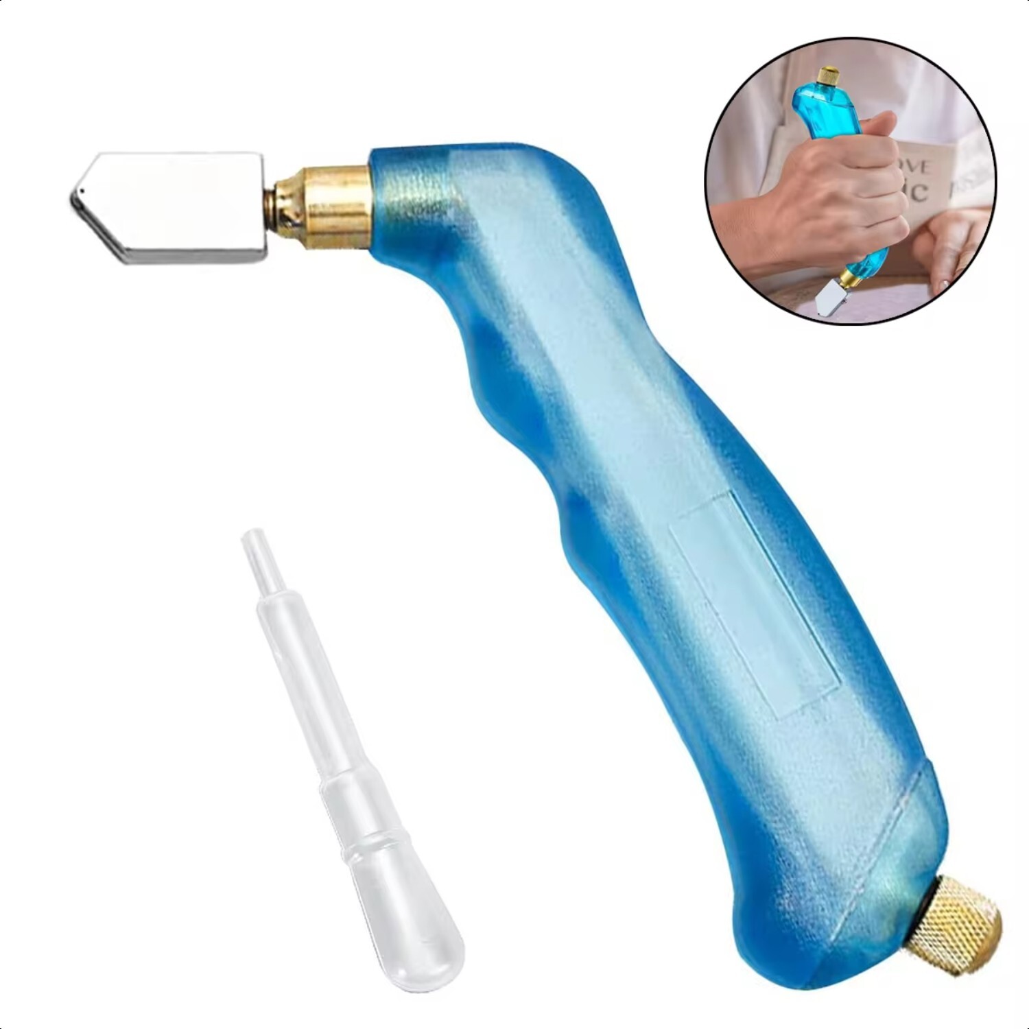 Toyo Glass Cutter Narrow Pattern Head Pistol Grip TC-600 ⭐⭐⭐⭐⭐