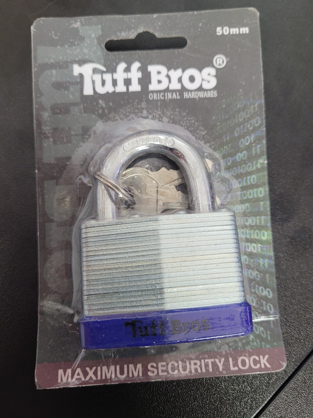Tuff Bros Laminated Padlock, Short 50 mm
