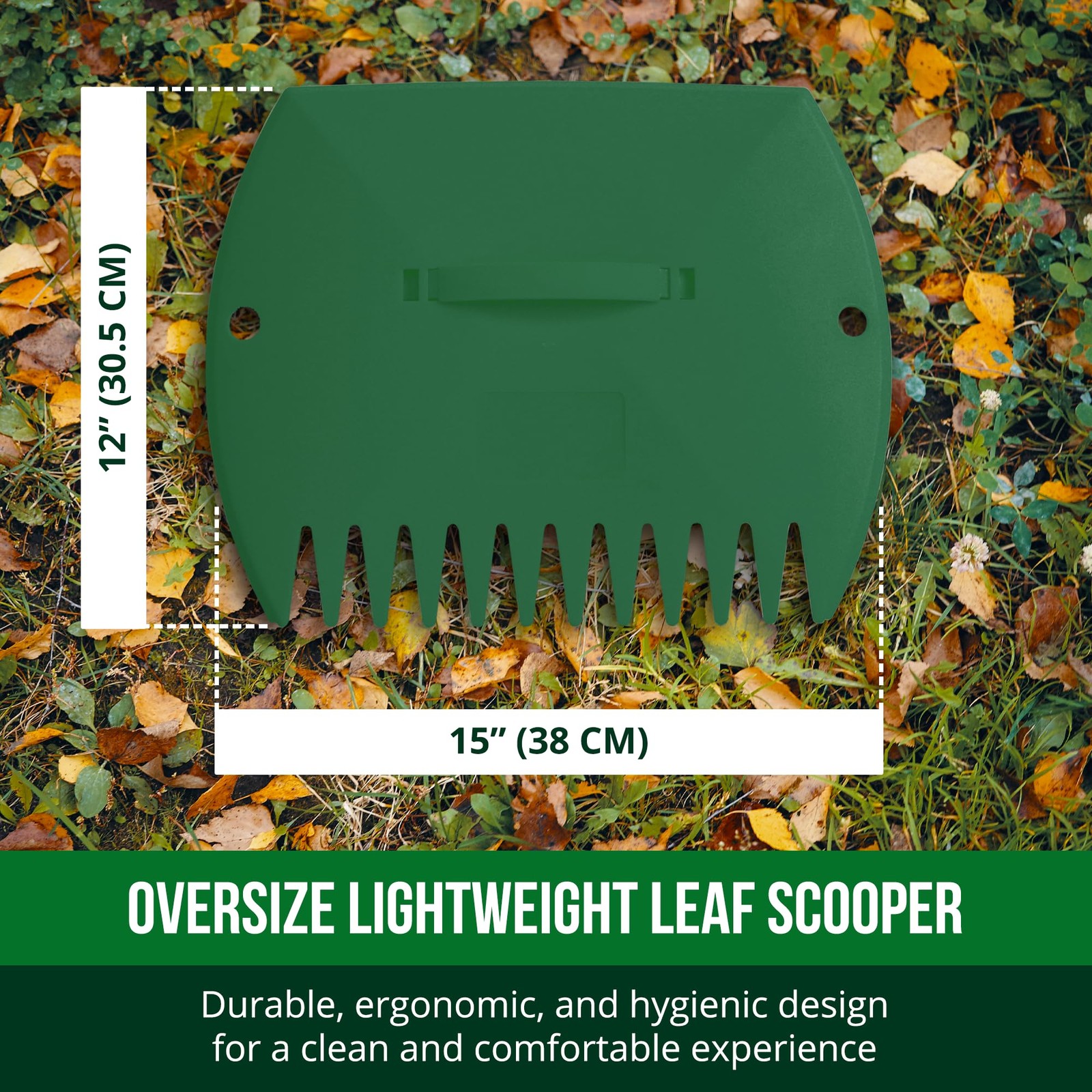 Large Leaf Scoops and Rakes for Efficient Yard Work and Garden Cleanup