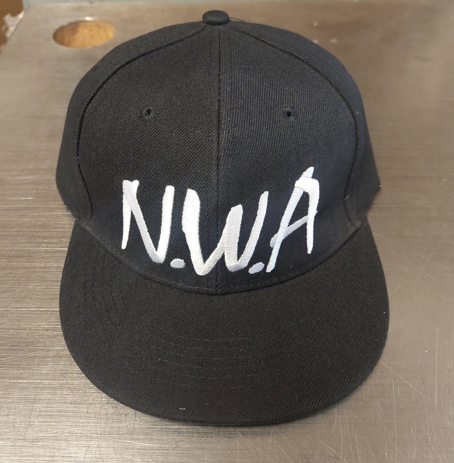 Ruthless Records and NWA snapback adult Flat Bill Hat Cap Black lot of 2