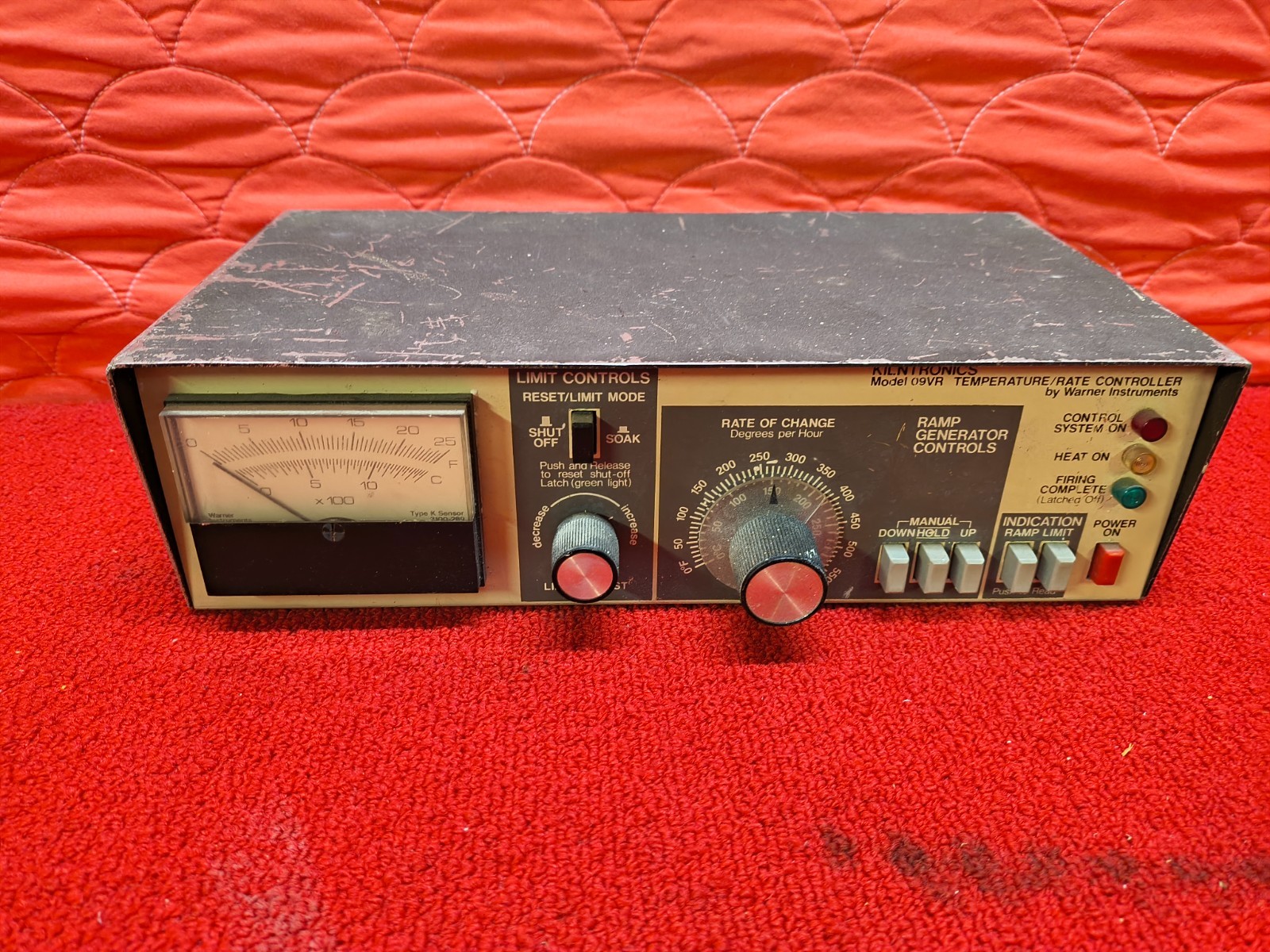 Used KilnTronics 09VR Temperature/Rate Controller Good Condition