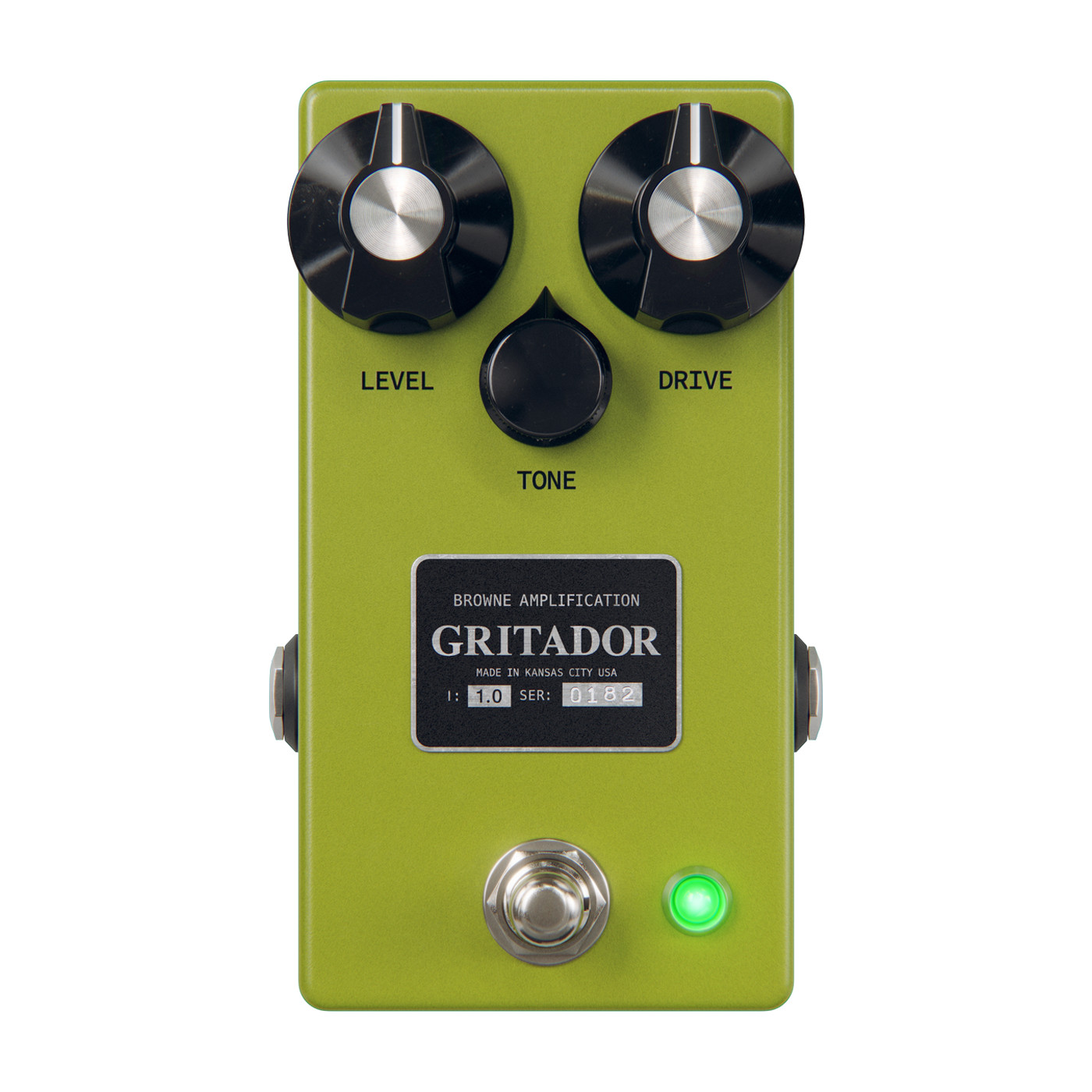 Browne Amplification Gritador Overdrive Pedal - Green