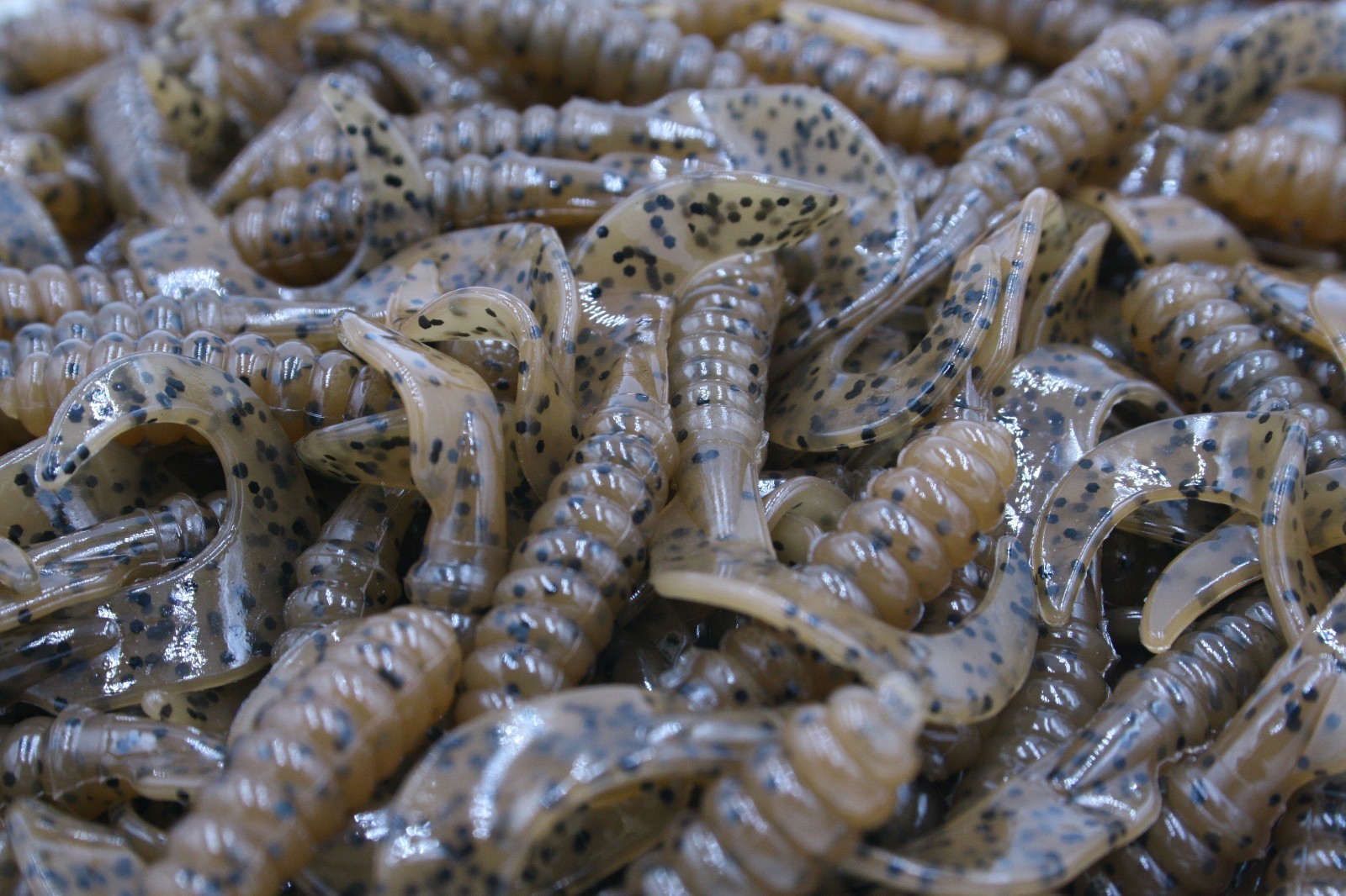 4" Pumpkinseed Twister Tail Grubs Walleye Bass Soft Plastic Fishing Lures