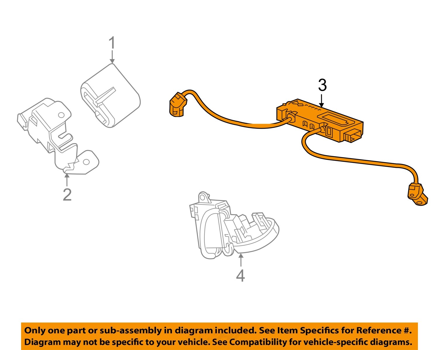 GM OEM 14-15 Corvette Electrical Alarm System-Sensor 13247188