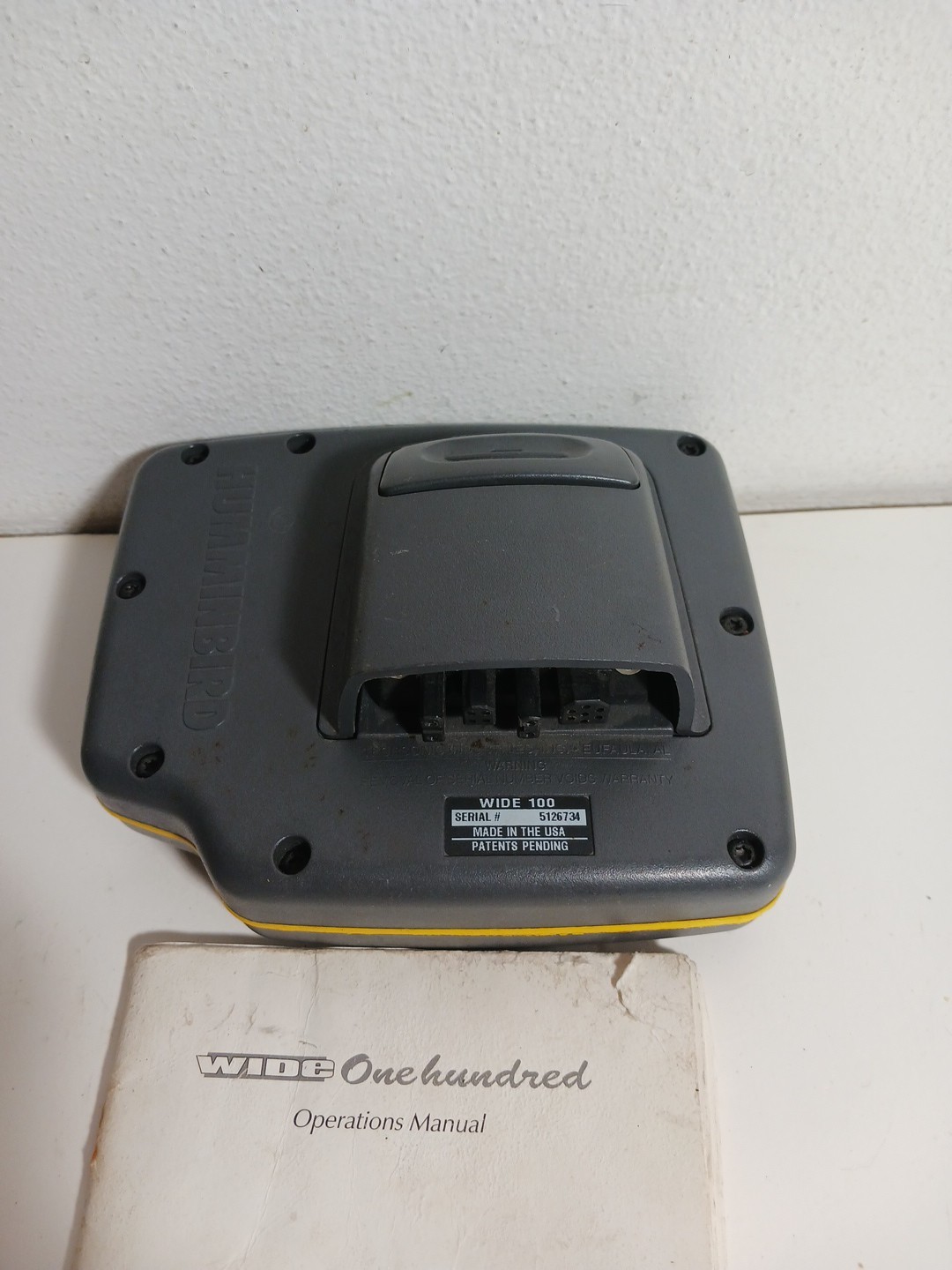 Hummingbird Wide 100 Fish Finder Untested