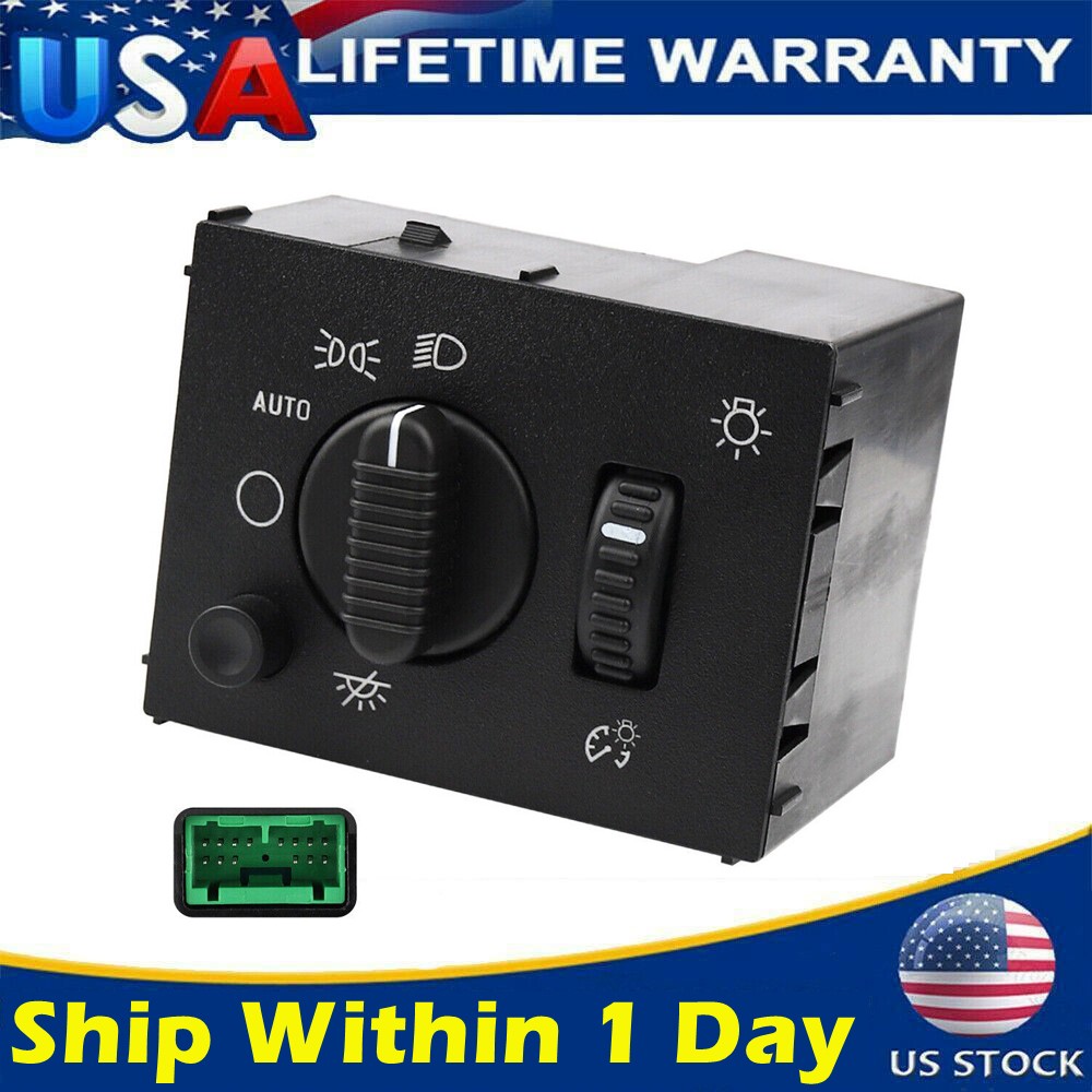 Headlight Switch Headlamp Dimmer for Chevy Silverado 1500 GMC Sierra Yukon 03-07