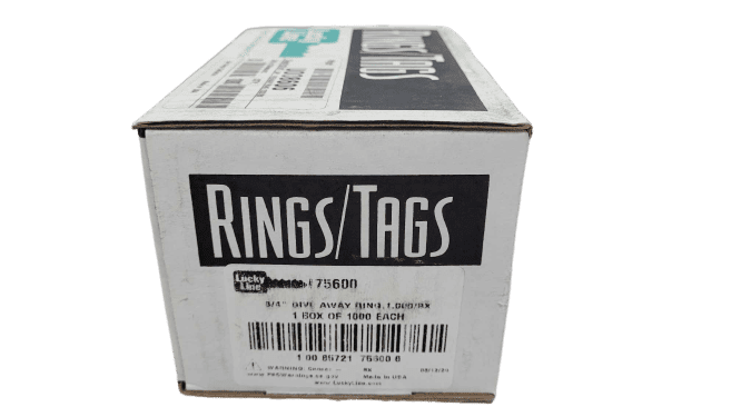 1000-Pack Licky Line 3/4" Give Away Ring 75600