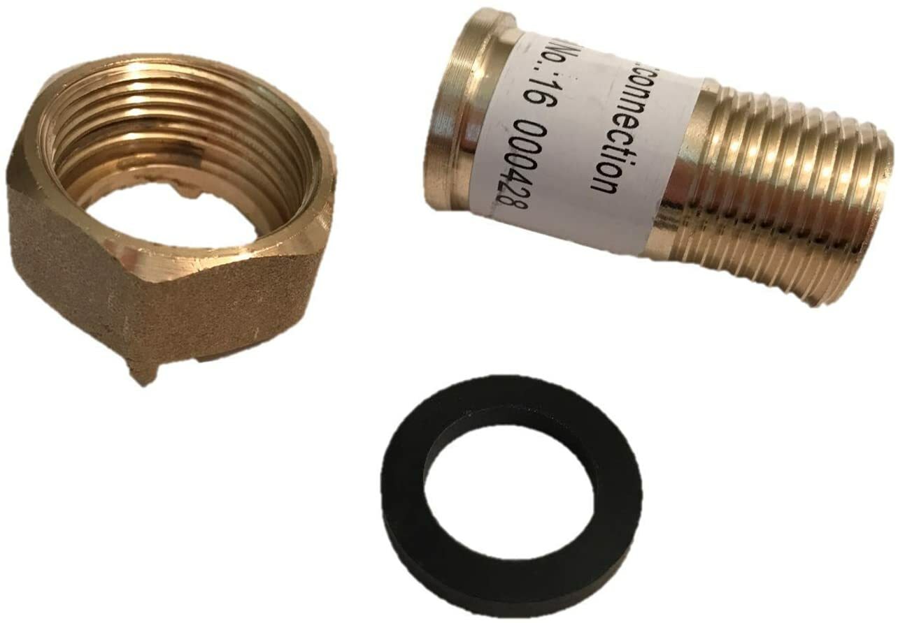DAE C-50NL 1/2" Lead Free Water Meter Coupling, 1/2" Male NPT, 3/4" Female NPSM