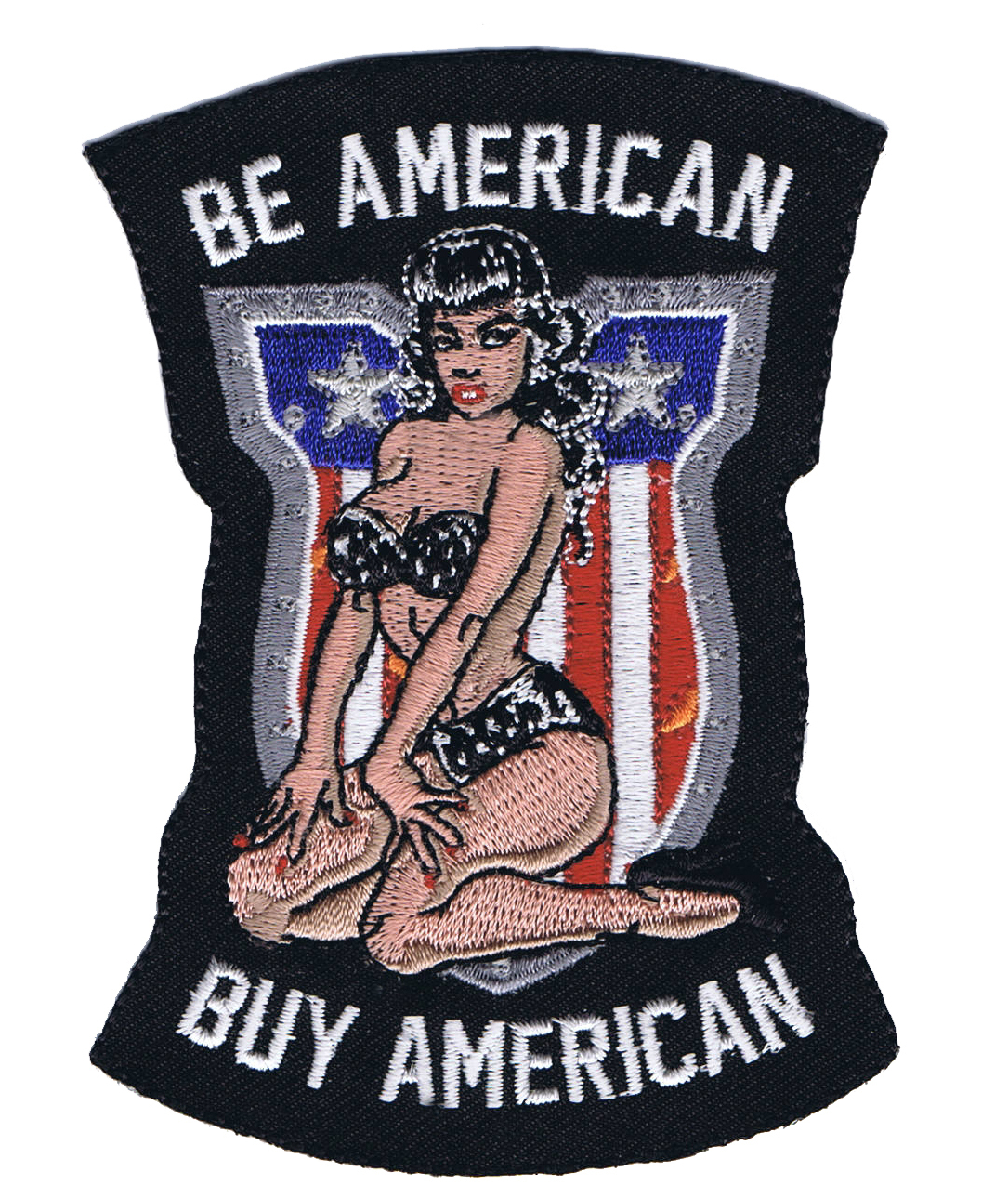 Lethal Threat Buy American Girl Patch Size (1) 4.0" x 3.00" USA