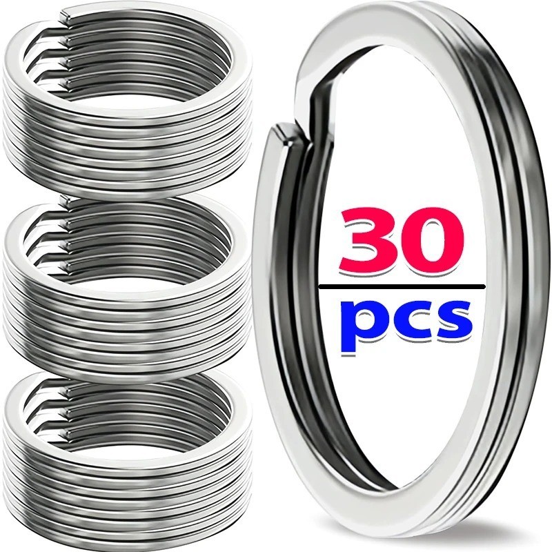 20mm 316 Stainless Steel Key Rings HEAVY DUTY Split Fishing Scuba