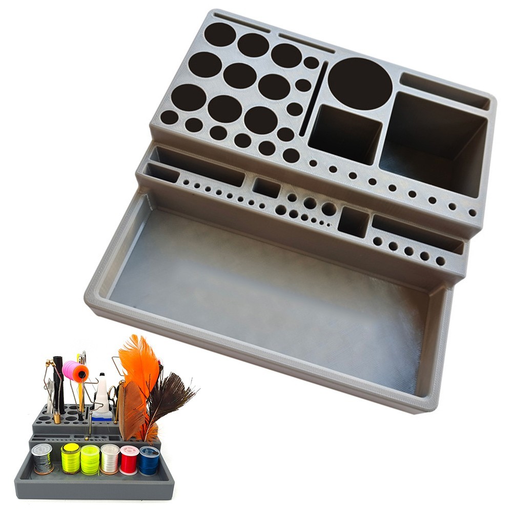 Desktop Storage Rack Fly Tying Materials Storage Compact Design Long-term Use
